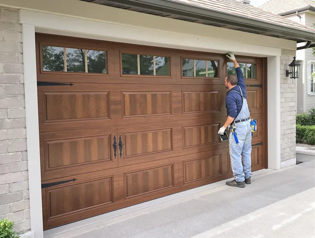 Custom garage door showcase by Longmont Garage Door Repair in Longmont