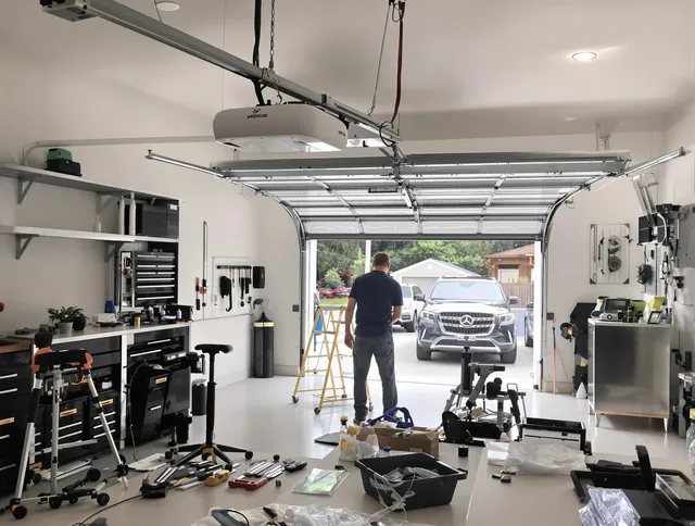 Garage door opener installation by Longmont Garage Door Repair in Longmont
